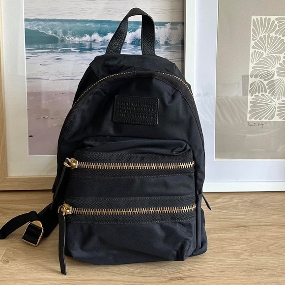 Marc Jacobs The Biker Good Zipper Nylon Backpack - Picture 2 of 9